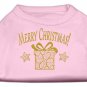 Dog Shirt Pink Present Chrismas