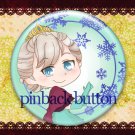 Elsa_fanart pinback button