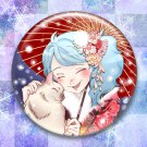 Round hand mirror (Winter)