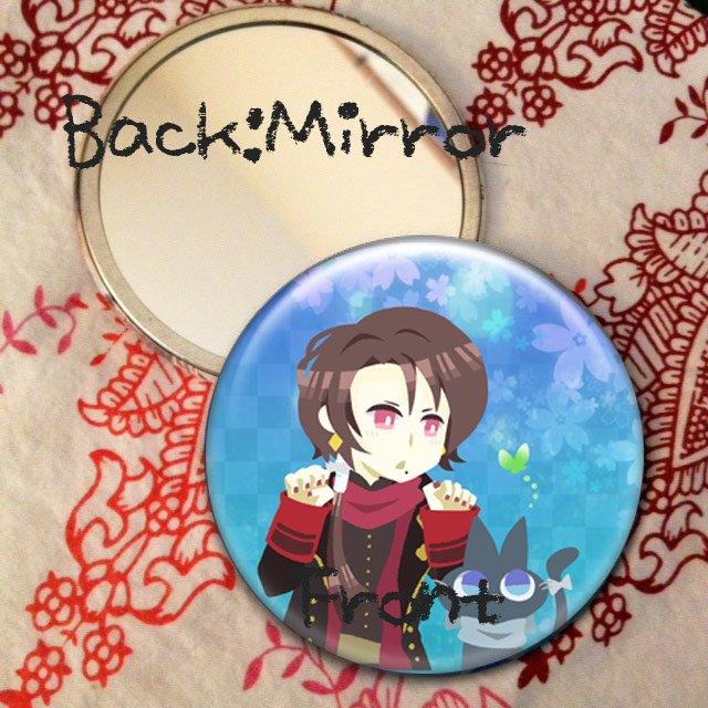 Round hand mirror (Kiyomitsu_Touken ranbu fan art)