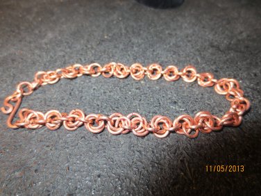 Single Flower Copper Bracelet