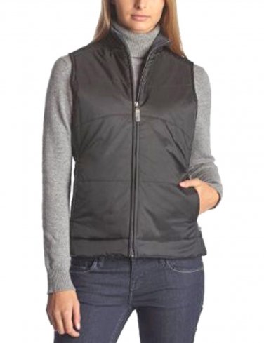 ALO Women's Puffer Ski Vest Winter Jacket (Black)