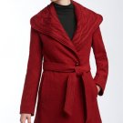 Ellen Tracy Women's Wool Blend Wrap Coat