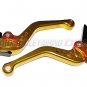Honda CBR 600 F4i 2004 2005 2006 2007 Adjustable Shorty Brake Clutch Lever Gold