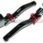 Yamaha FZ1 2010 2011 2012 Adjustable Shorty Brake Clutch Lever Parts Black