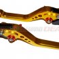 Yamaha R6 2009 2010 2011 Adjustable BILLET Shorty Brake Clutch Lever Parts Gold