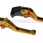 Suzuki GSXR 1000 2005 2006 Adjustable Shorty Brake Clutch Lever Parts Gold
