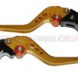 Suzuki GSXR 1000 2005 2006 Adjustable Shorty Brake Clutch Lever Parts Gold