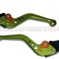Suzuki GSXR 1000 2005 2006 Adjustable Shorty Brake Clutch Lever Parts Green