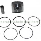 Piston Kit w Rings For Lifan LF168F LF168F-2 Engine Motor 5.5HP 6.5HP