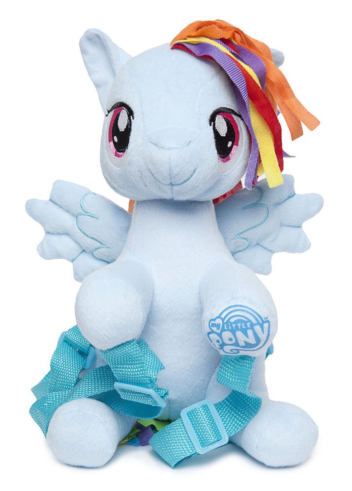 rainbow dash plush backpack