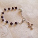 River Shell Rosary Bracelet