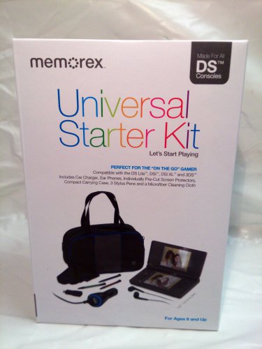 Memorex Universal Starter Kit For All Nintendo DS Consoles (DS Lite, DSi, DSi XL, 3DS)