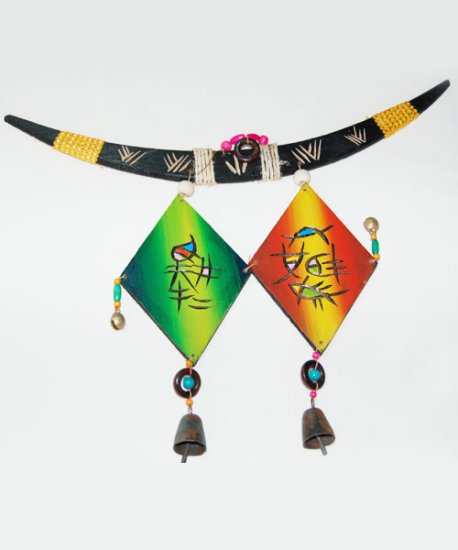 Original Hand Made Wall Hanging Decor Tuba