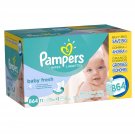 Pampers Softcare Baby Fresh Wipes Tub with Refill packs, 864 Count