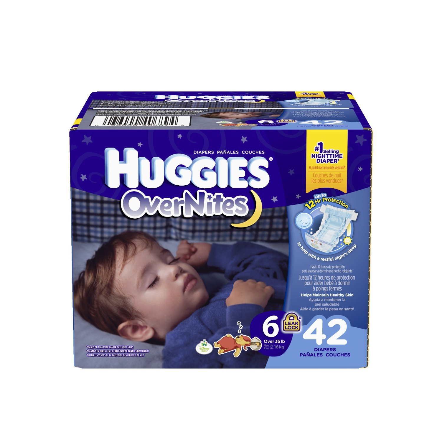 Huggies Diapers Overnite, Big Pack Size 6 - 42 Count (FREE SHIPPING) *SALE*