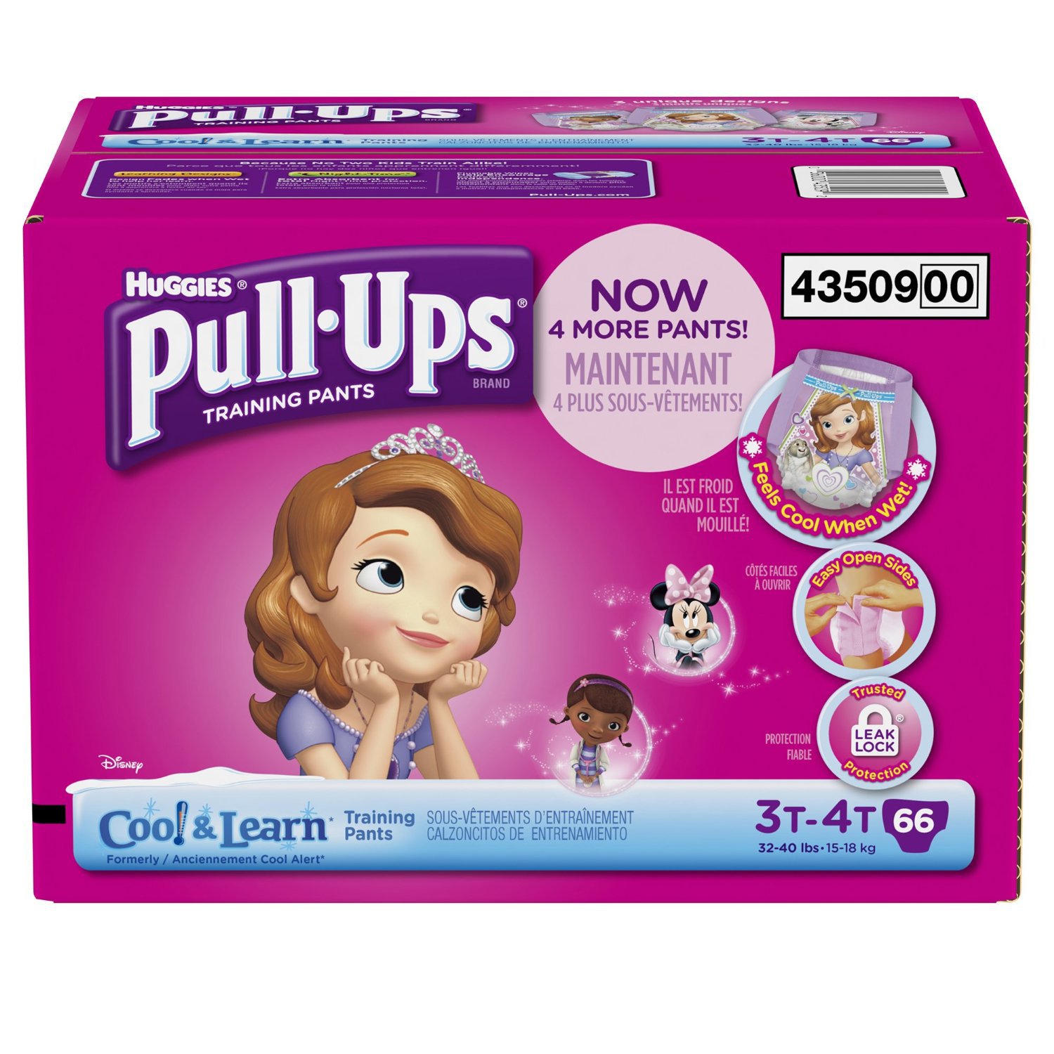 PullUps Training Pants with Cool and Learn for Girls, Size 3T4T 66