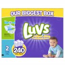 Luvs With Ultra Leakguards Baby Diapers, Size 2 - 240 Count