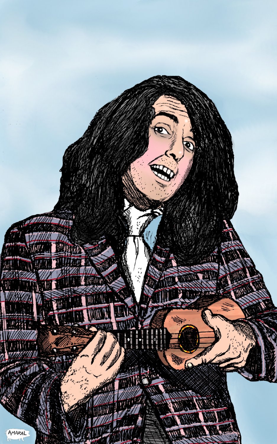 Tiny Tim Amaral Cartoons Poster