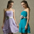 SD8066  Free Shipping New Bridesmaid Wedding Gown Prom Ball Evening Dress Size 6-8-10-12-14