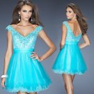 ANSD8077  Free Shipping New Bridesmaid Wedding Gown Prom Ball Evening Dress Size 6-8-10-12-14
