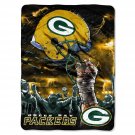 Green Bay Packers "Sky Helmet" Twin Size Blanket 60"x80"