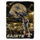 New Orleans Saints NFL "Sky Helmet" Twin Size Blanket 60"x80"