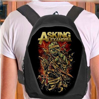 Asking Alexandria backpack bag rucksack 40252602 best for Christmas gift