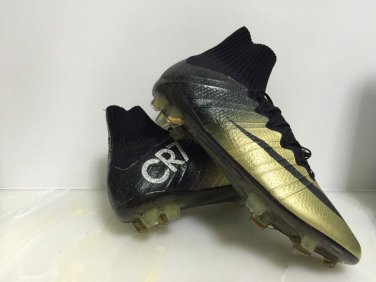 black and gold cr7 boots