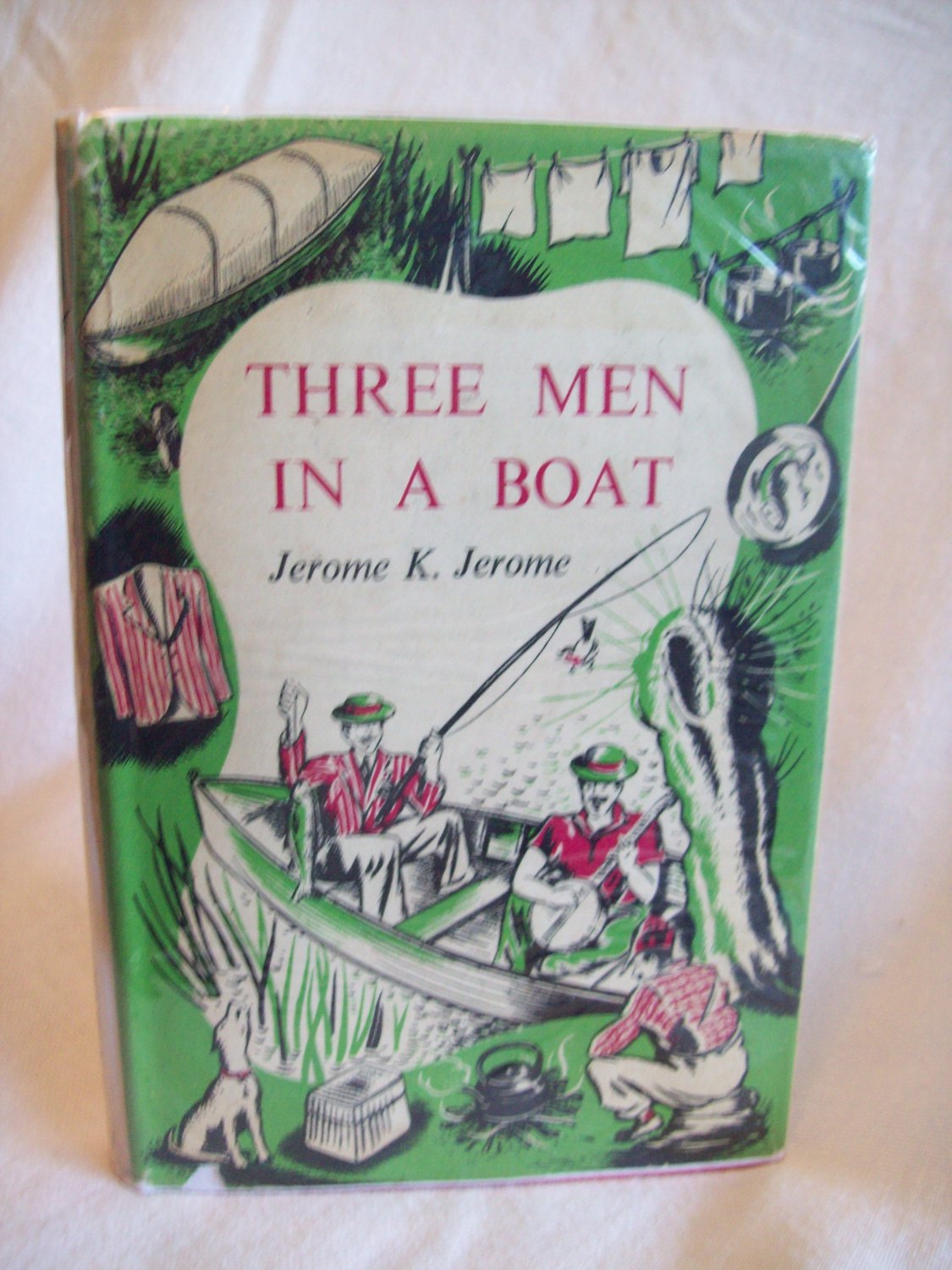 Three Men In A Boat. Jerome K. Jerome, author. 116th Impression. VG/VG Three Men In A Boat. Jerome K. Jerome, author. 116th Impression. VG/VG