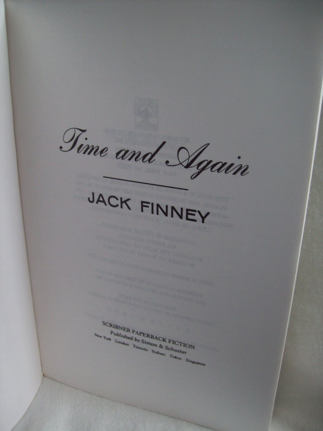jack finney time series