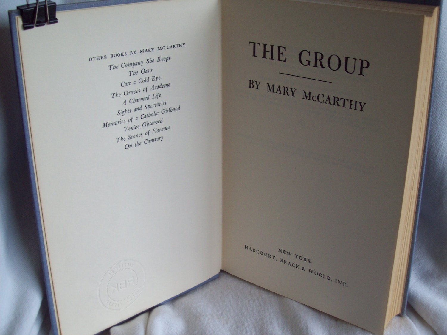 the group book mary mccarthy
