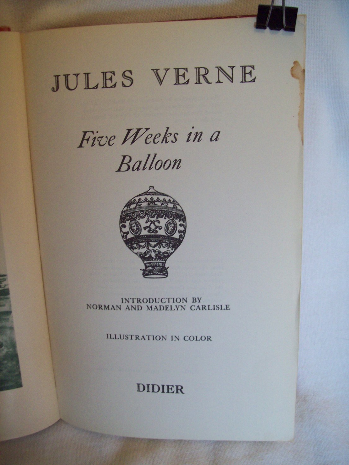 jules verne 5 weeks in a balloon