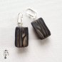 EarArtEarrings-01-020 - Black and Copper Log Earrings