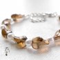 Embrace-01-016 Taupe with Pearl Clasp Bracelet + extender