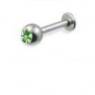 Cz Green Surgical Steel Monroe16g