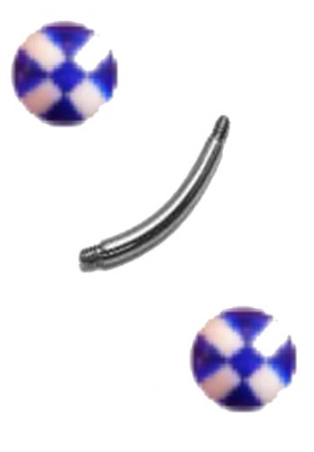 14g Blue /White Checker