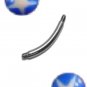 16g Star Gazer/Ble Eyebrow Ring