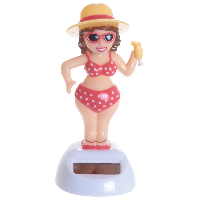 Bikini Girl Solar Powered Pal