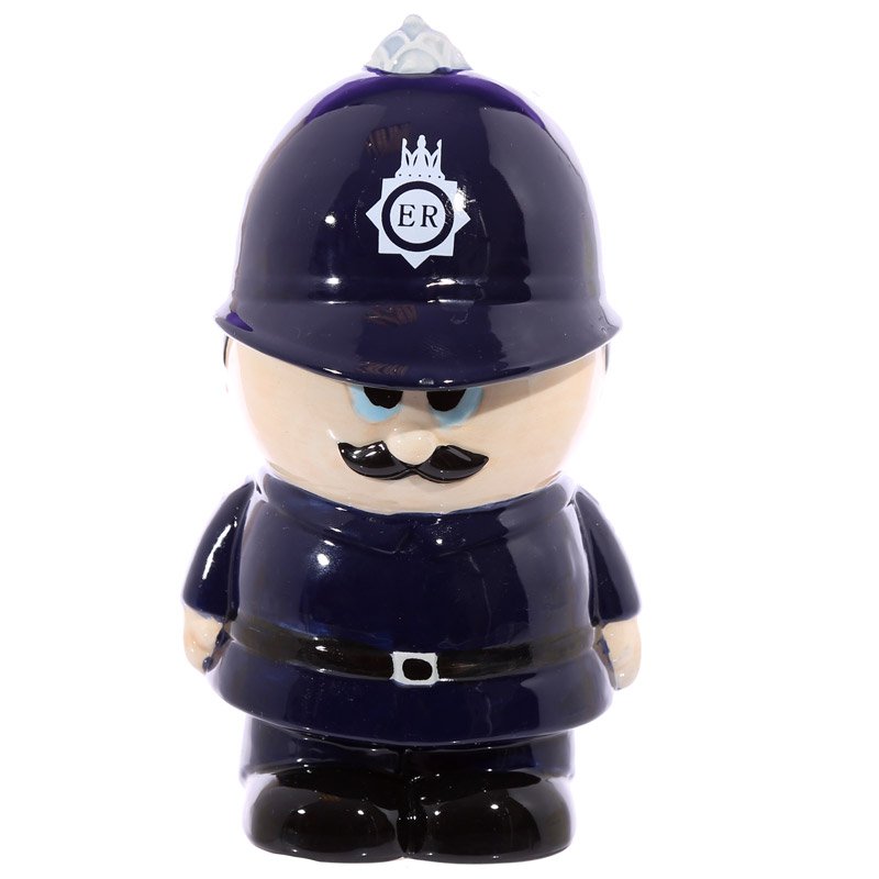 Novelty Ceramic Policeman Money Box