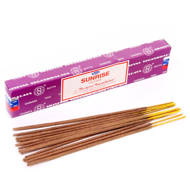Satya Nag Champa Incense Sticks - Sunrise (12 Packs)