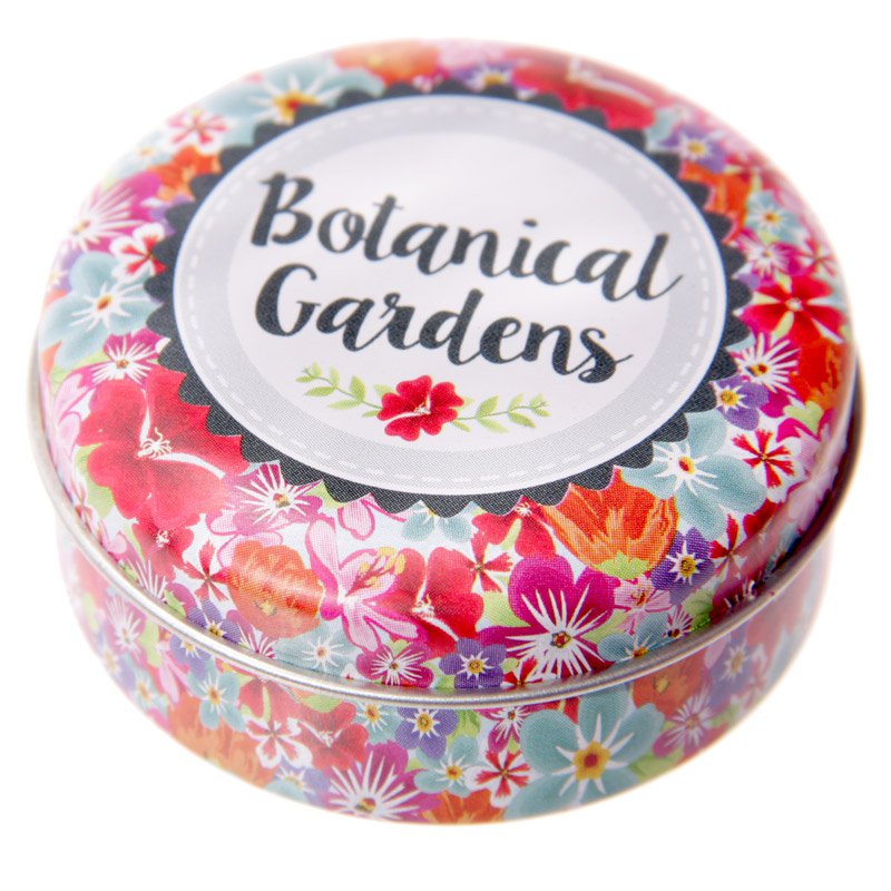 Flavoured Lip Balm Tin - Floral
