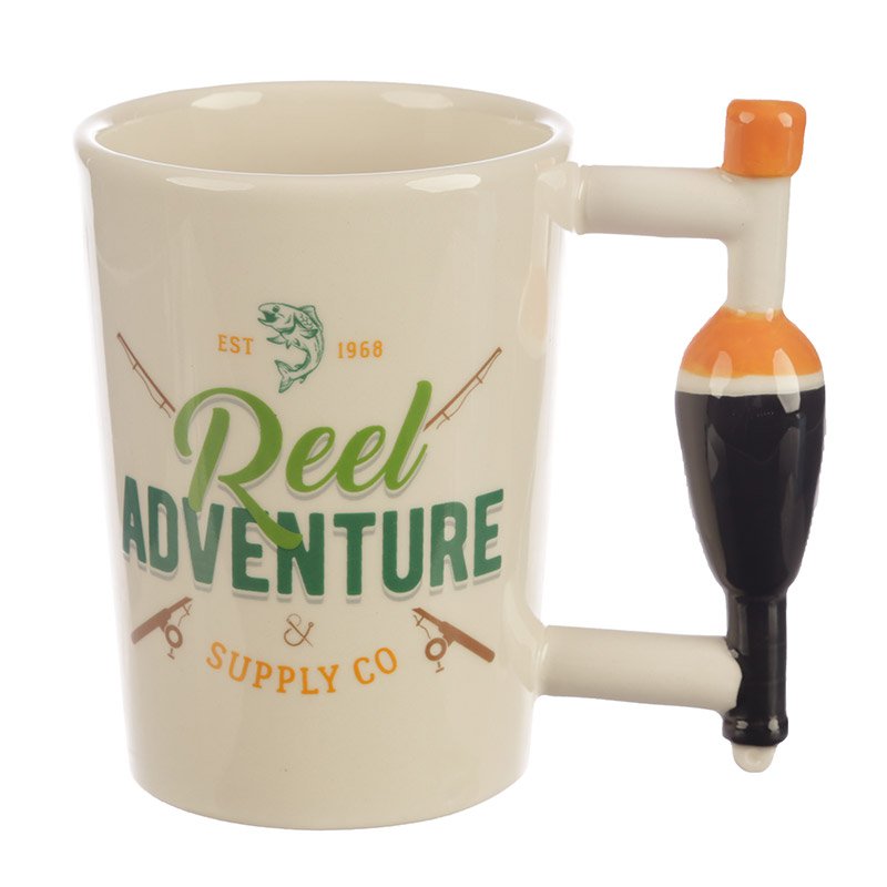 Fishing Float Handle Ceramic Mug