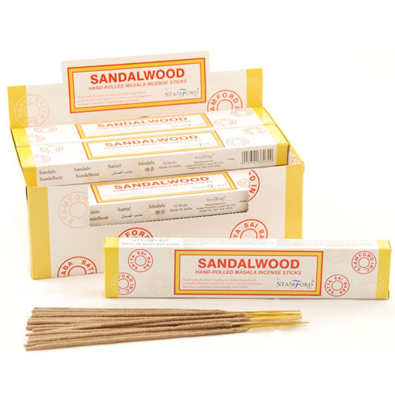 Stamford Masala Incense Sticks - Sandalwood (12 Packs)