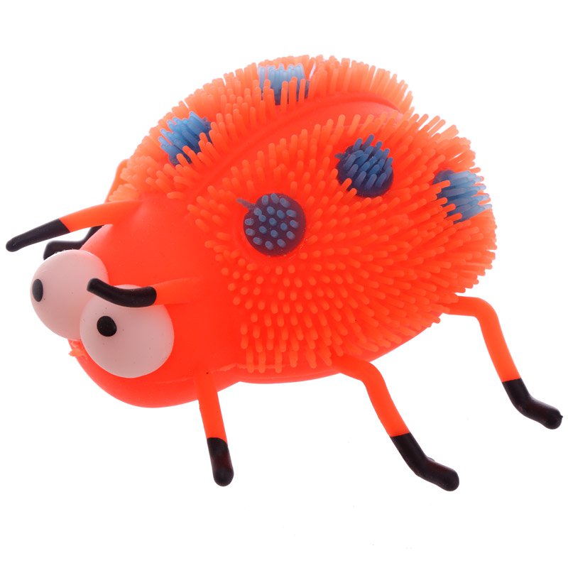 Kids Light Up Squidgy Ladybird Puff Pet