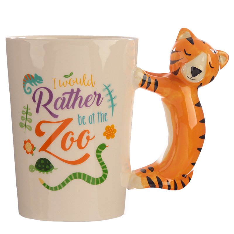 Collectable Shaped Handle Mug - Tiger