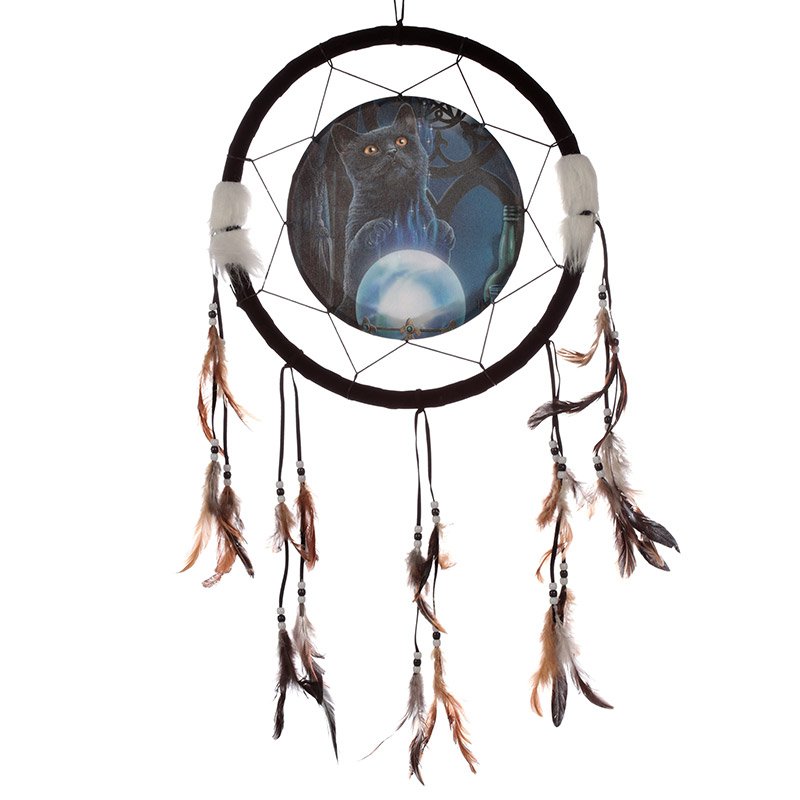 Decorative Cat Design The Witches Apprentice 34cm (13.5") Dreamcatcher