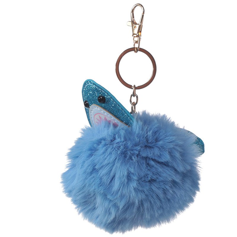 Pom Pom Keyring - Shark