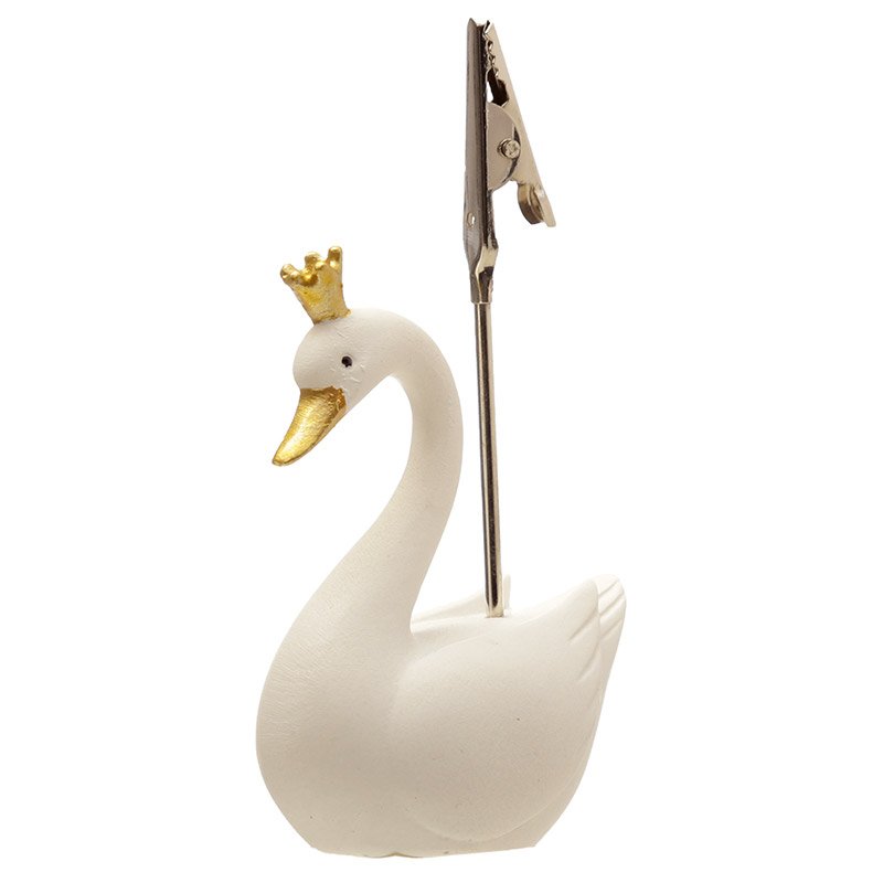 Swan Princess Postcard and Memo Clip