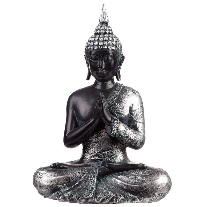 Black & Silver Thai Buddha - Enlightenment